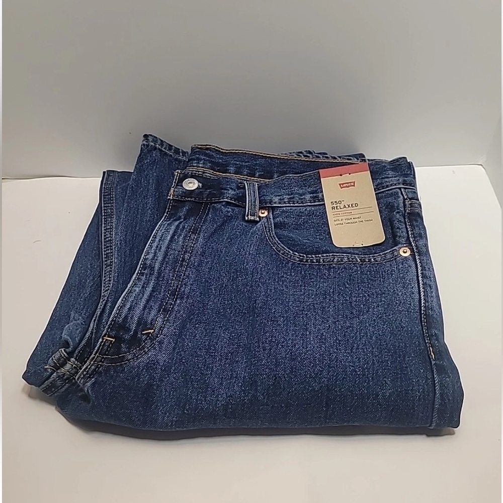 Levi's Dark Blue Denim Jeans